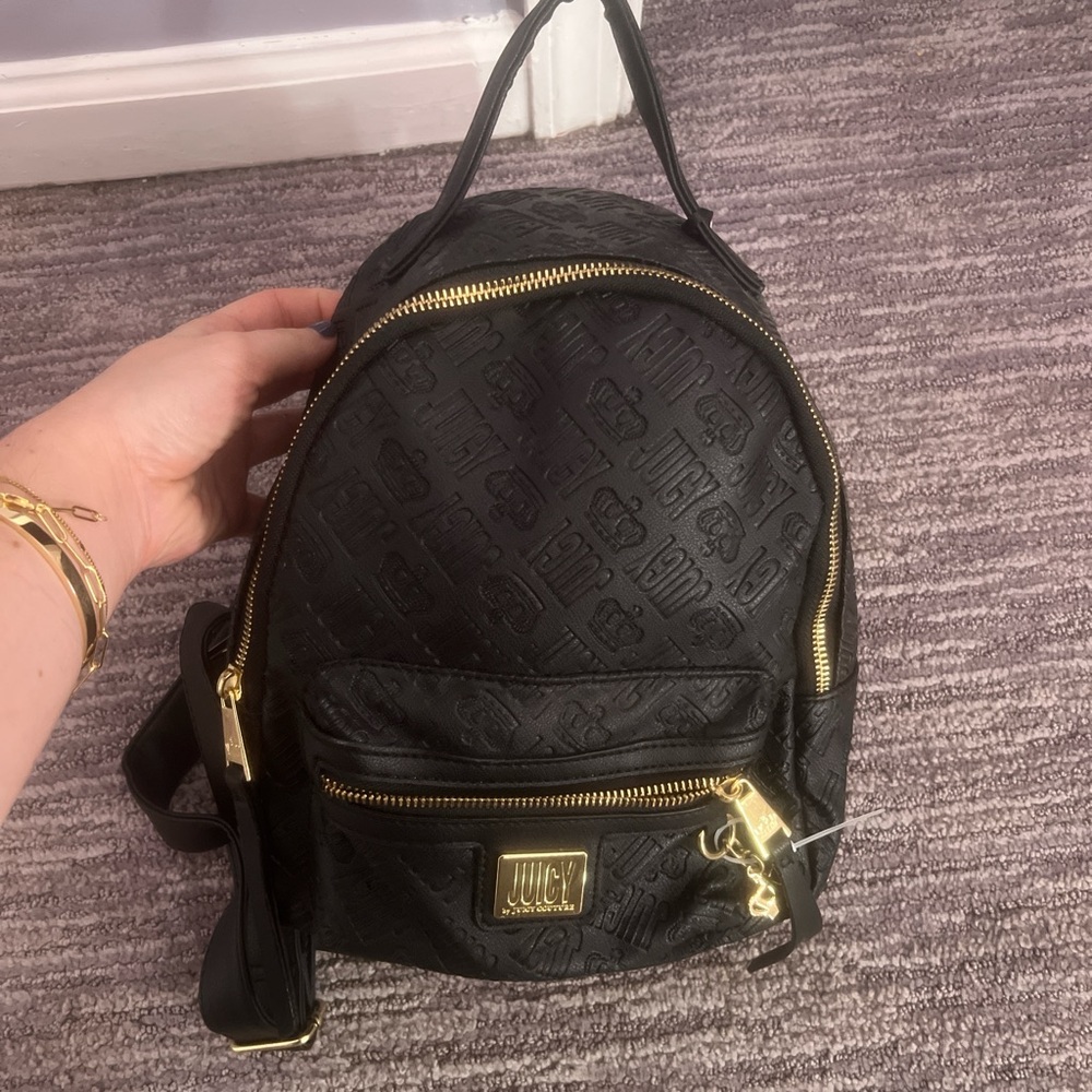 Black Juicy Couture Small Backpack